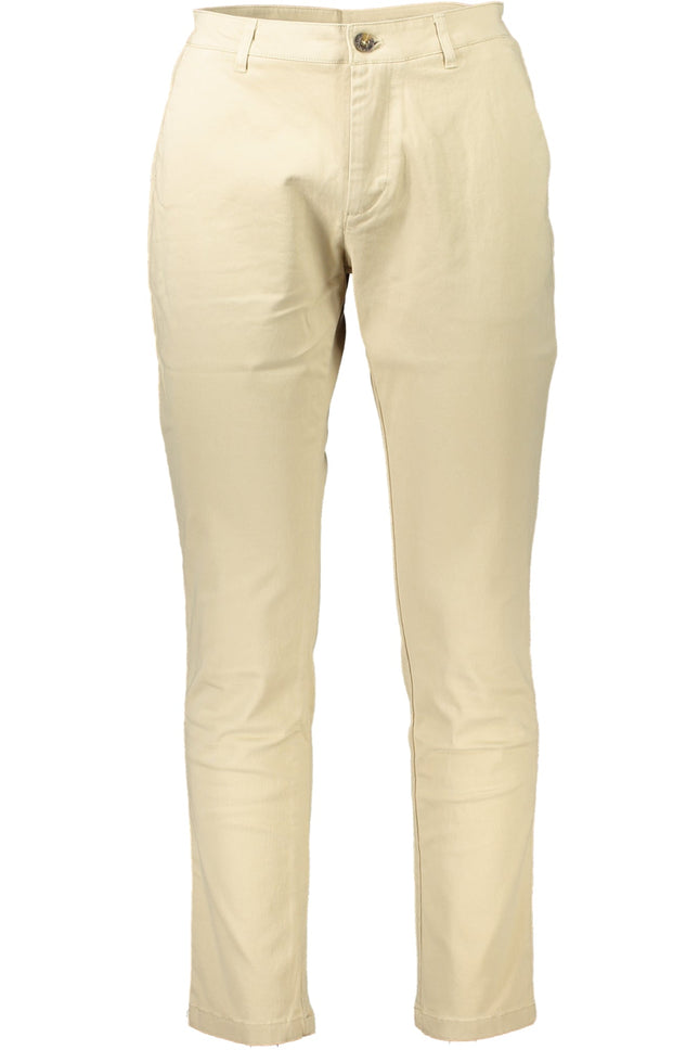 LA MARTINA Herrenhose Beige – Slim Fit Chino aus Baumwolle mit Logo-Stickerei