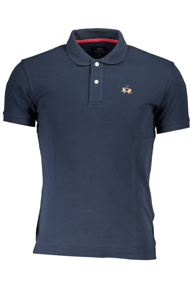 LA MARTINA Poloshirt Herren – Slim Fit Kurzarm in Blau mit Stickerei | soulluna.de