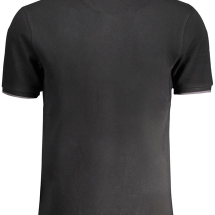 LA MARTINA Herren Poloshirt Kurzarm Schwarz – Klassisches Polo mit Logo-Stickerei