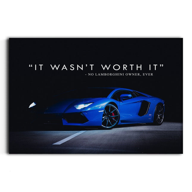 Lamborghini Owner - Leinwandbild Motivation (Canvas) kaufen bei Linkreich – Jetzt entdecken!