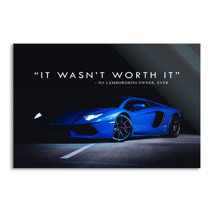 Lamborghini Owner - Leinwandbild Motivation (Canvas) kaufen bei Linkreich – Jetzt entdecken!