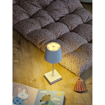 SEO. Lampe LED ohne Kabel Touch Tischleuchte Tischlampe Leuchte kabellos dimmbar - Schwarz, Höhe 27 cm (Modell Sue) Linkreich