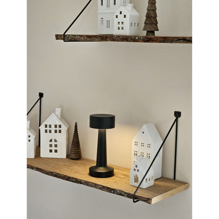 SEO. Lampe LED ohne Kabel Touch Tischleuchte Tischlampe Leuchte kabellos dimmbar - Weiß, Höhe 37 cm (Modell Lina) Linkreich