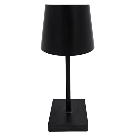 SEO. Lampe LED ohne Kabel Touch Tischleuchte Tischlampe Leuchte kabellos dimmbar - Schwarz, Höhe 26 cm (Modell Molly) Linkreich