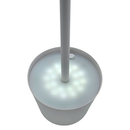 SEO. Lampe LED ohne Kabel Touch Tischleuchte Tischlampe Leuchte kabellos dimmbar - Schwarz, Höhe 27 cm (Modell Sue) Linkreich