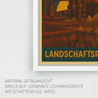 Gerahmte Leinwand mit Schattenfuge (3 cm) / 20 x 20 cm / ohne Aufhängeset - Weißer Schweberahmen