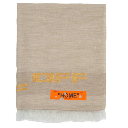 off-white - Blankets - blanket taupe gold