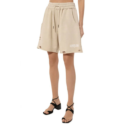 comme des fuckdown - shorts - cfabw-00107-beige