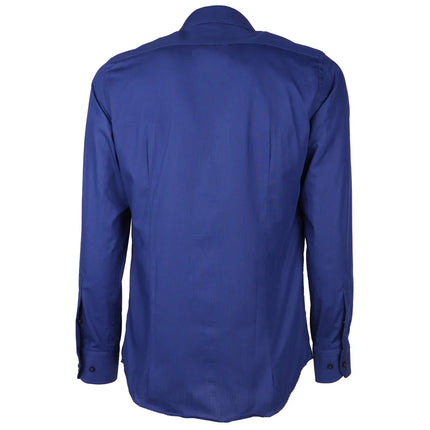 100% milano - Shirts - aras-plain2200-040blu