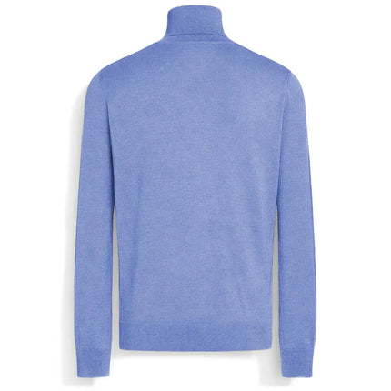emilio romanelli - Sweaters - 87103-dolcevita-131azzurro
