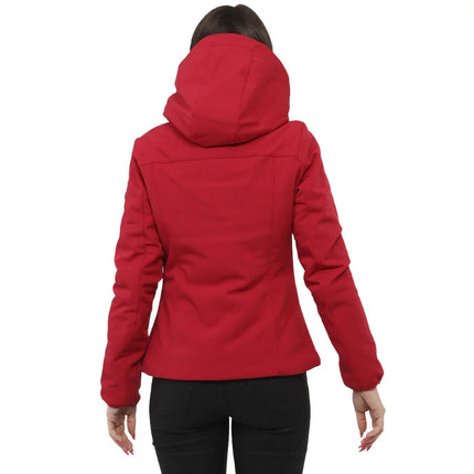 Yes Zee padded jacket with removable hood red