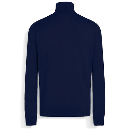 emilio romanelli - Sweaters - 87103-dolcevita-135blu