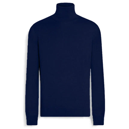 emilio romanelli - Sweaters - 87103-dolcevita-135blu