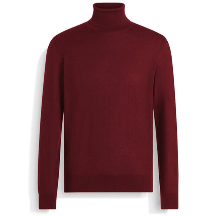 emilio romanelli - Sweaters - 87103-dolcevita-125rosso