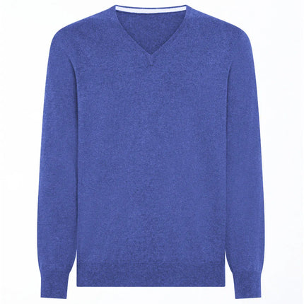 emilio romanelli - Sweaters - 87101-scolloV-132azzurro