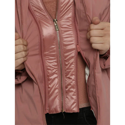 Yes Zee down jacket with gilet pink