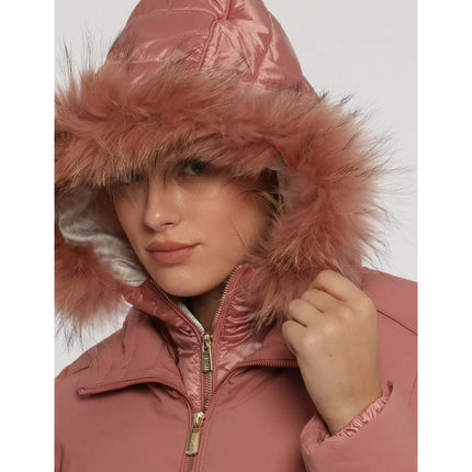 Yes Zee down jacket with gilet pink