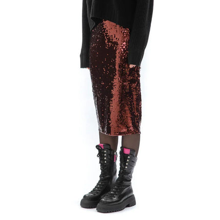 patrizia pepe - Skirts - 2g0931-a323-bordeaux
