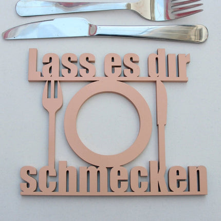 SEO. Lass es Dir schmecken Deko Schriftzug - Linkreich