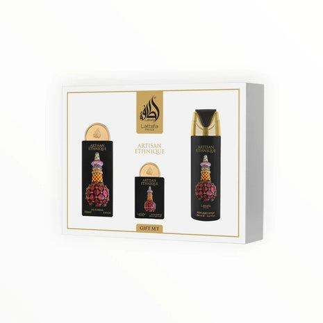 Lattafa Pride Artisan Ethnique – Unisex Gift Set 3-piece