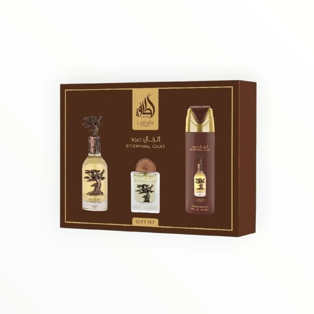 Lattafa Pride Eternal Oud – Herren Geschenkset 3-teilig - Linkreich