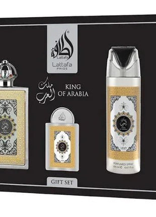 Lattafa Pride King of Arabia – Herren Geschenkset 3-teilig - Linkreich