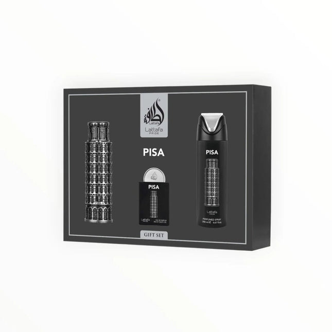 Lattafa Pride Pisa – Unisex Geschenkset 3-teilig