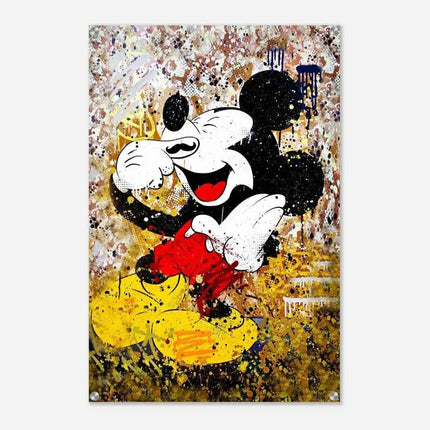 Laughing Mickey - Leinwandbild Pop Art (Canvas) kaufen bei Linkreich – Jetzt entdecken!