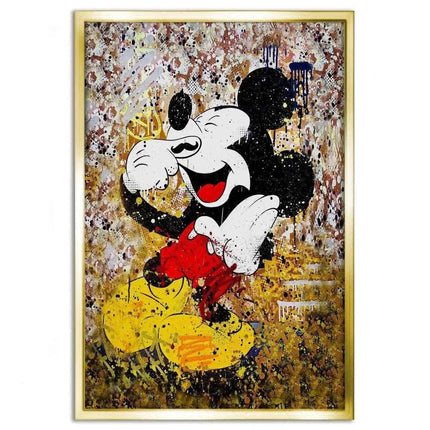 Laughing Mickey - Leinwandbild Pop Art (Canvas) kaufen bei Linkreich – Jetzt entdecken!