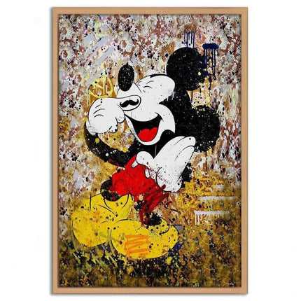 Laughing Mickey - Leinwandbild Pop Art (Canvas) kaufen bei Linkreich – Jetzt entdecken!