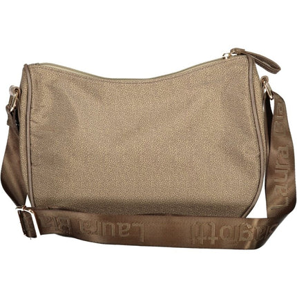 SEO. Laura Biagiotti Beige Damentasche – Elegante Schultertasche für Damen im Herbst/Winter - Braun Linkreich