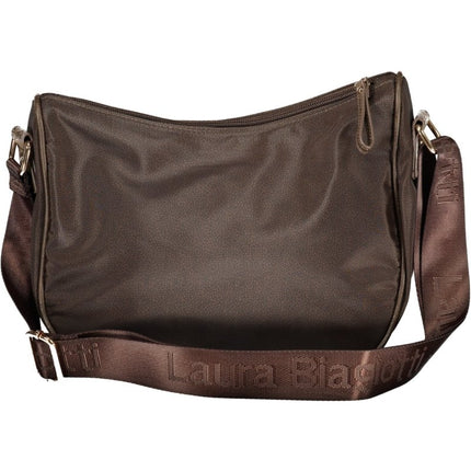 SEO. Laura Biagiotti Beige Damentasche – Elegante Schultertasche für Damen im Herbst/Winter - Braun Linkreich