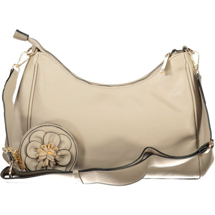 SEO. Laura Biagiotti Beige Damentasche - Schwarz Linkreich