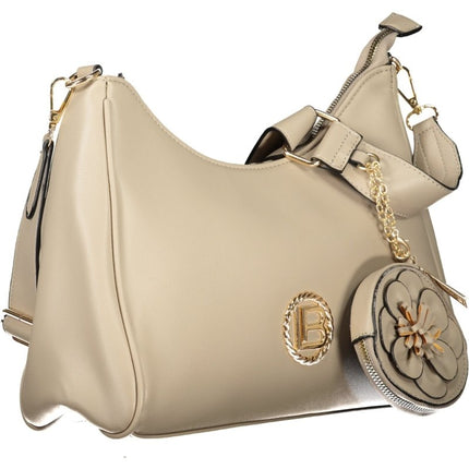 SEO. Laura Biagiotti Beige Damentasche - Schwarz Linkreich