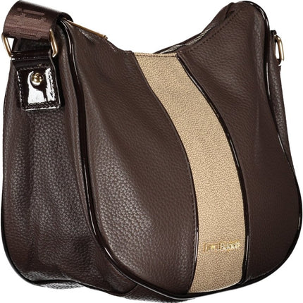 SEO. Laura Biagiotti Damentasche Braun – Elegante Schultertasche für den Herbst/Winter - Schwarz Linkreich