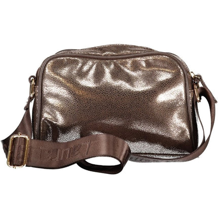 SEO. Laura Biagiotti Damentasche Bronze – Verstellbare Schultertasche für Herbst/Winter - Grau Linkreich