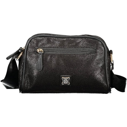 SEO. Laura Biagiotti Damentasche Bronze – Verstellbare Schultertasche für Herbst/Winter - Schwarz Linkreich