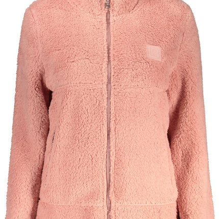 SEO. Laura Biagiotti Sweatshirt Damen mit Reißverschluss – Rosa Sweatshirt für Frühling - Rosa Linkreich