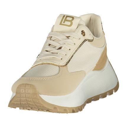 Laura Biagiotti Damen-Sportschuhe Weiss – Elegante Sneaker mit goldenen Details für Frühjahr/Sommer