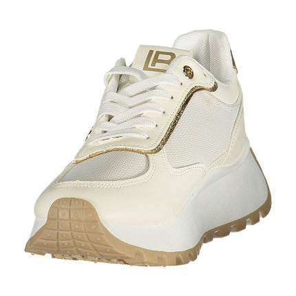 Laura Biagiotti Damen-Sportschuhe Weiss – Elegante Sneaker mit goldenen Details für Frühjahr/Sommer
