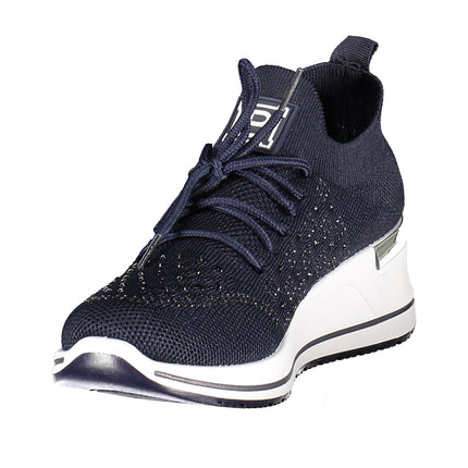Laura Biagiotti Damen-Sneaker Weiss – Sportschuhe mit Strassapplikationen für Frühjahr/Sommer
