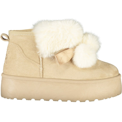 Laura Biagiotti Damenstiefel Braun – Stiefeletten mit Pelz & Keilabsatz | soulluna.de