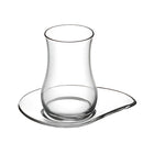 LAV Eva Türkische Teegläser 12-teilig – 6 Çay Gläser & 6 Untertassen 170 ml