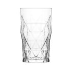 LAV Keops Trinkglas Set 3er 460ml robust spülmaschinenfest Facettendesign Geschenk