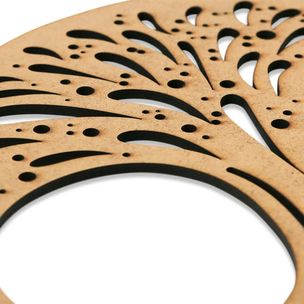 SEO. Lebensbaum aus Holz 30cm Wanddeko - Linkreich