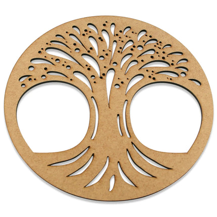 SEO. Lebensbaum aus Holz 30cm Wanddeko - Linkreich