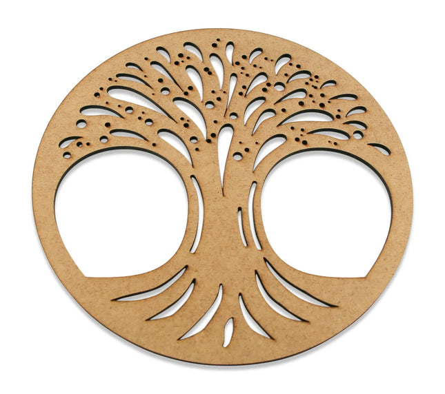 SEO. Lebensbaum aus Holz 30cm Wanddeko - Linkreich