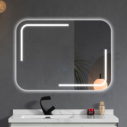 LED Badezimmerspiegel mit Beleuchtung – Modernes Wanddesign rund & eckig (Badezimmerspiegel) kaufen bei Linkreich – Jetzt entdecken!