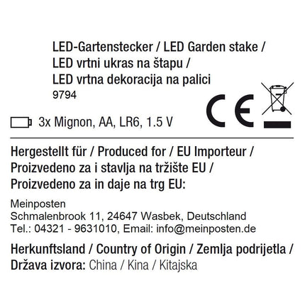 LED Gartenstecker Tannenbaum Weihnachtsbeleuchtung Beleuchtung Timer warmweiß (LED Gartenstecker) kaufen bei Linkreich – Jetzt entdecken!