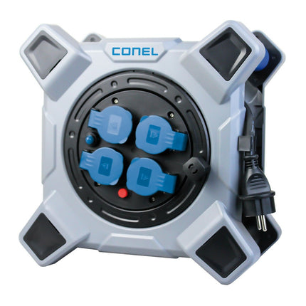 LED - Kabeltrommel 30 W – 25 m – CONEL 2700 lm, 6500 K, IP44 mit 4 Steckdosen (Kabeltrommel) kaufen bei Linkreich – Jetzt entdecken!